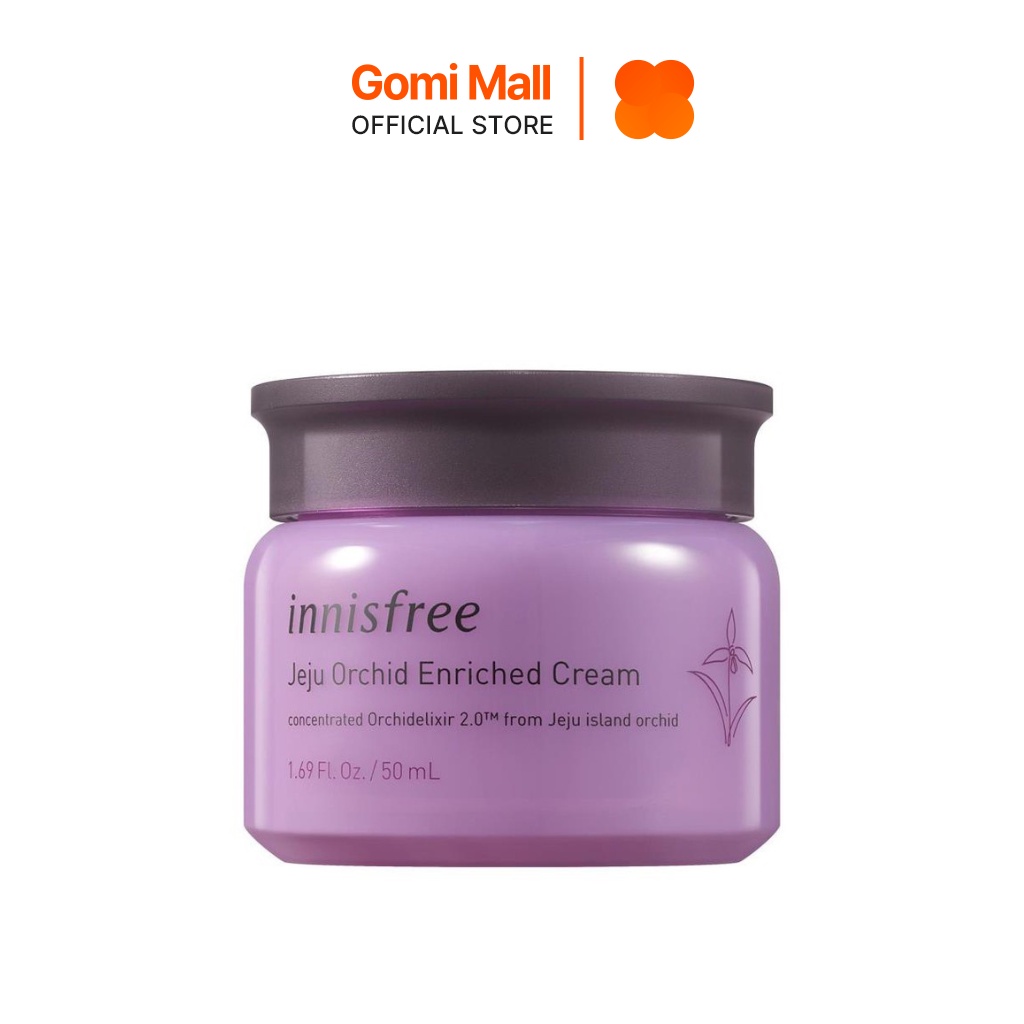 [Date 10/2024] Kem Dưỡng Cải Thiện Da Lão Hóa Innisfree Jeju Orchid Enriched Cream 50ml Gomi Mall