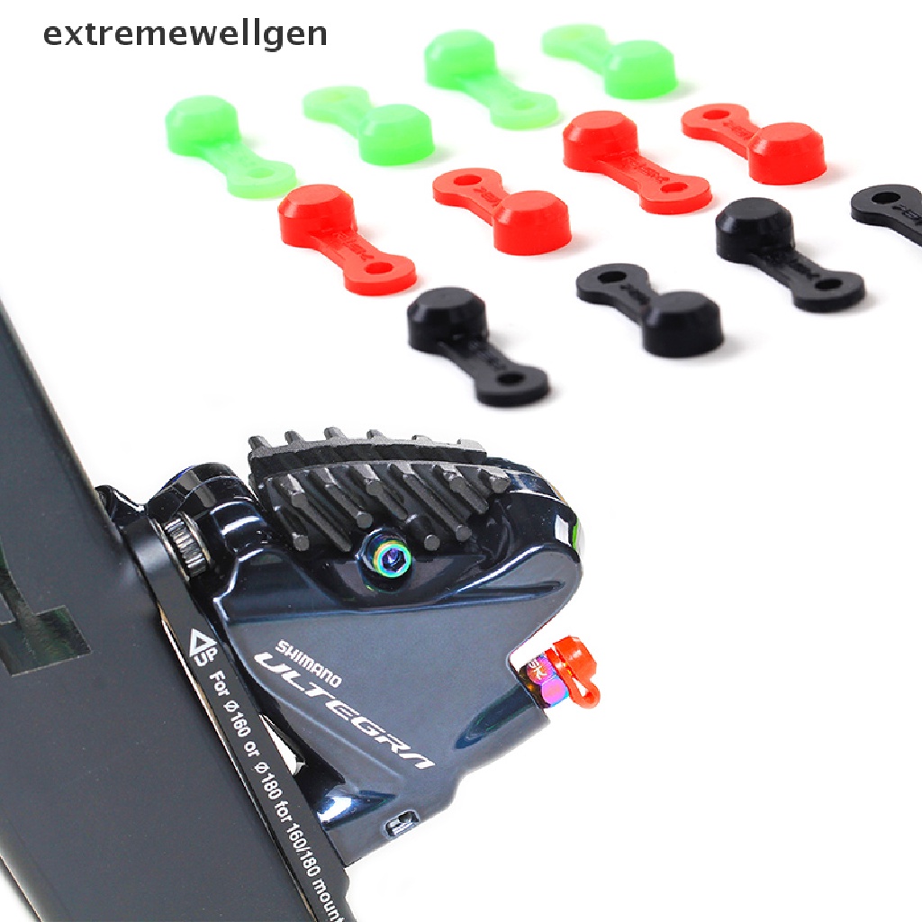 Bộ 10 Vỏ Bọc Phanh Đĩa Xe Đạp Chống Bụi Bằng Cao Su LLF