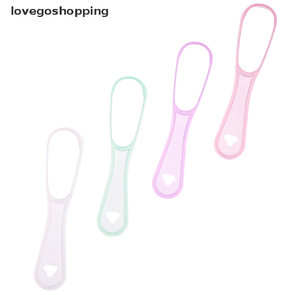 [lovegoshopping] Dụng Cụ Cạo Lưỡi Bằng Nhựa Cấp Thực Phẩm Chăm Sóc Răng Miệng   Vn VN