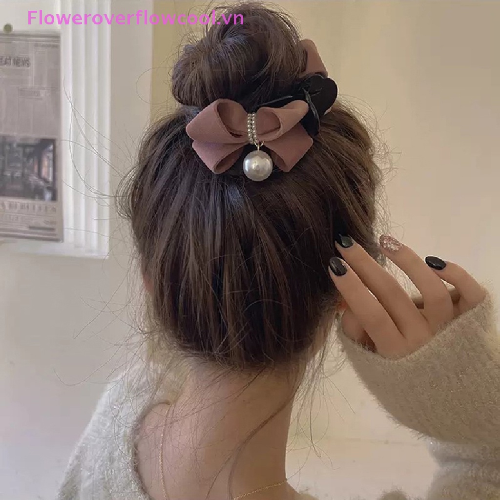 Kẹp Tóc Hình Cá Mập Đính Ngọc Trai Thời Trang Cho Nữ