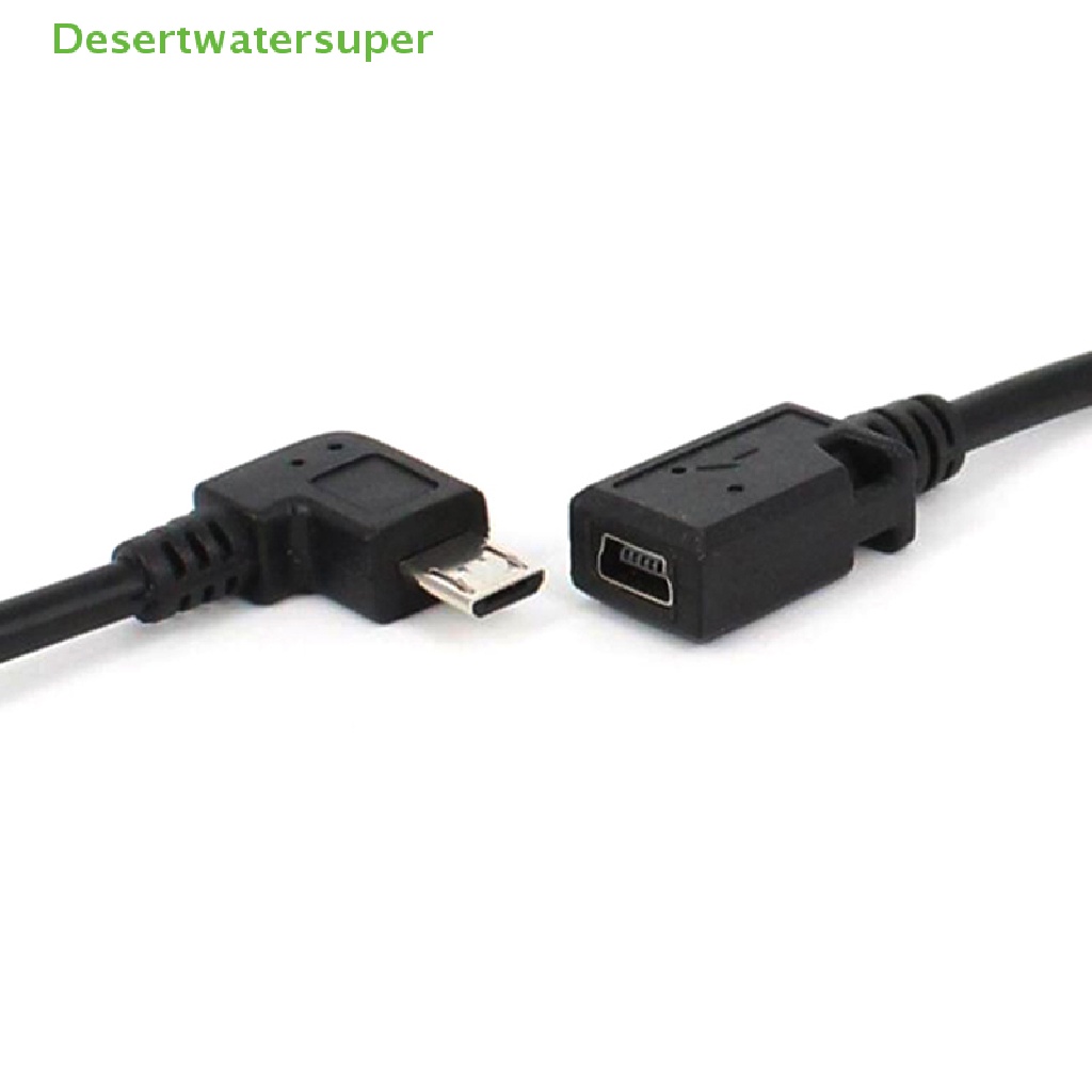 Dây Cáp Chuyển Đổi 90 Độ micro usb male Sang mini female