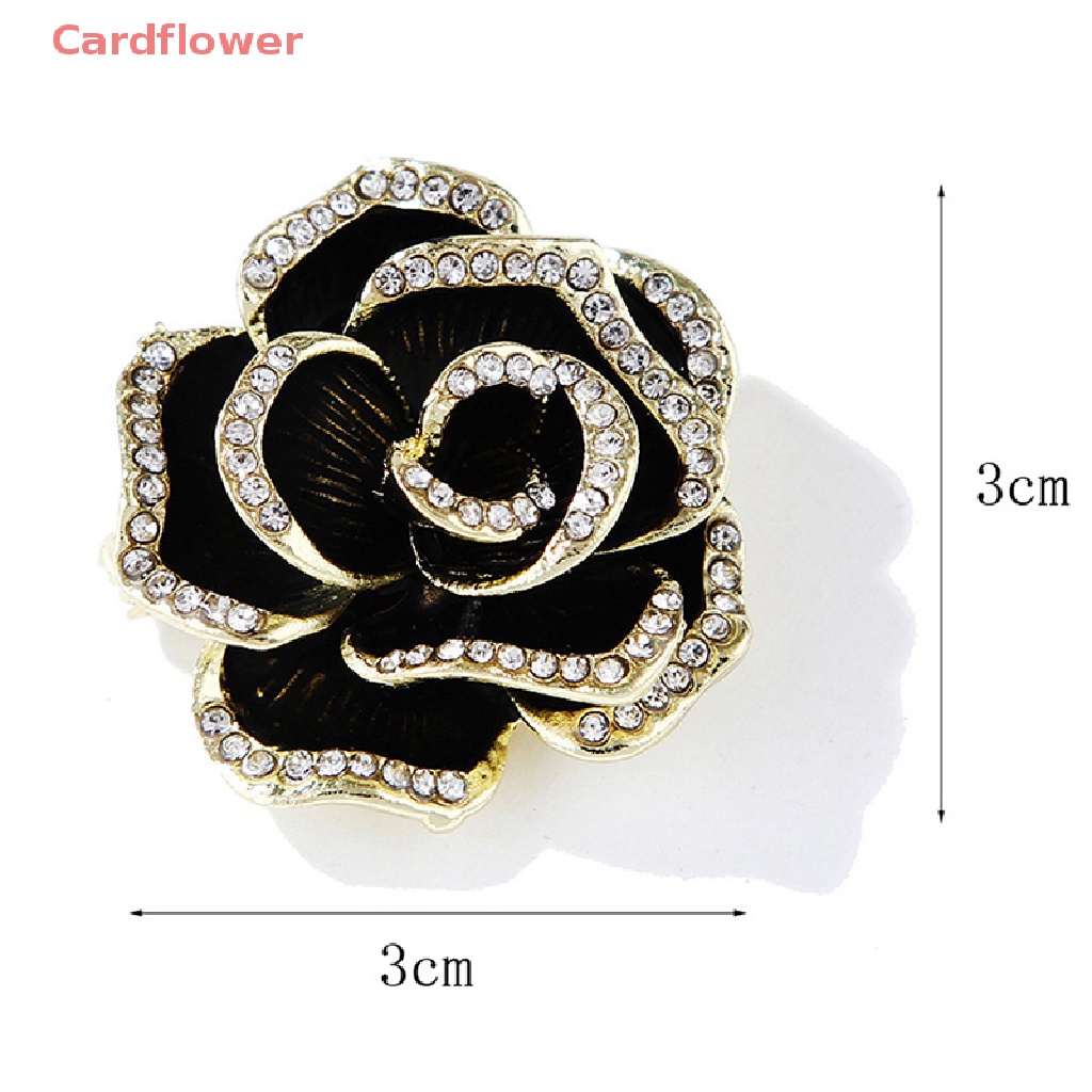 Trâm Cài Áo Hình Hoa Trà Có Đính Đá Hợp Thời Trang Cho Nữ Mới