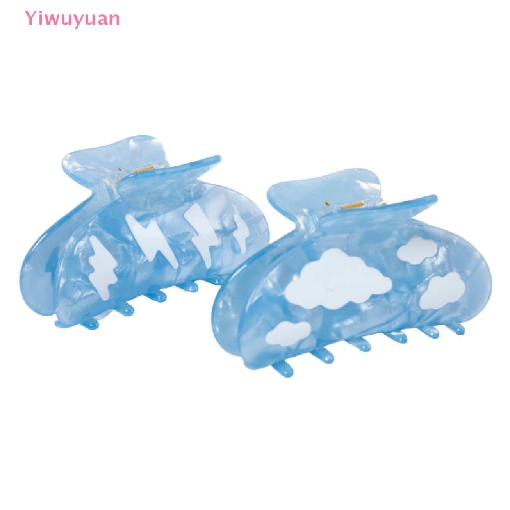 Kẹp Tóc Đuôi Ngựa Hình Bầu Trời / Đám Mây 8.5cm Phong Cách INS Cho Nữ