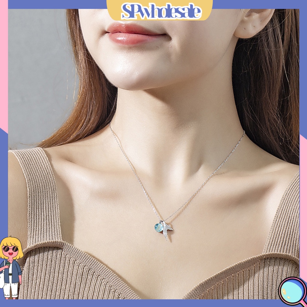 &lt;SPwholesale&gt; Vòng cổ Mặt Đuôi Cá Thời Trang Dành Cho Nữ