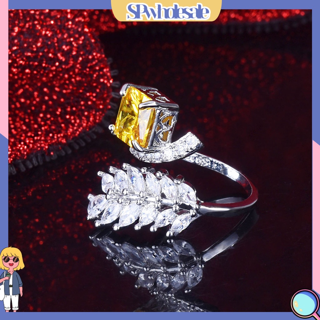 <SPwholesale> Nhẫn Hình Chiếc Lá Thời Trang Dành Cho Nữ