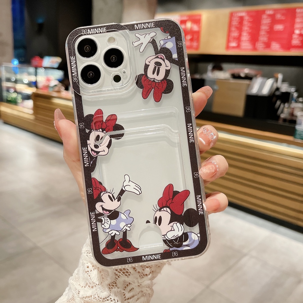 For Xiaomi Redmi Note 12 11 11S 10S 9S 10 8 9 Pro Max 10C 10A 9A 9C 9T K40 Poco M3 F3 X3 X4 Pro X3nfc 10T 11T pro X3GT Cartoon Mickey Mobile Phone Case Holder Silicone Soft Cover