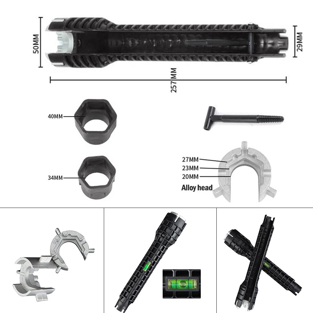 Cờ Lê 8 Trong 1 Đa Chức Năng Dùng Để Sửa Chữa Ống Nước Bồn Rửa