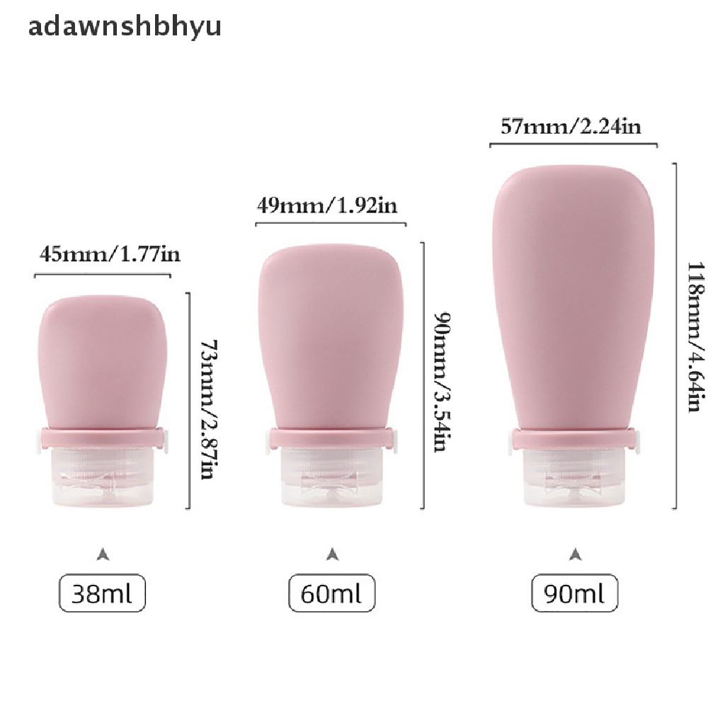 Chai Rỗng Đựng Mỹ Phẩm 30 / 60 / 90ml Tiện Dụng Khi Đi Du Lịch