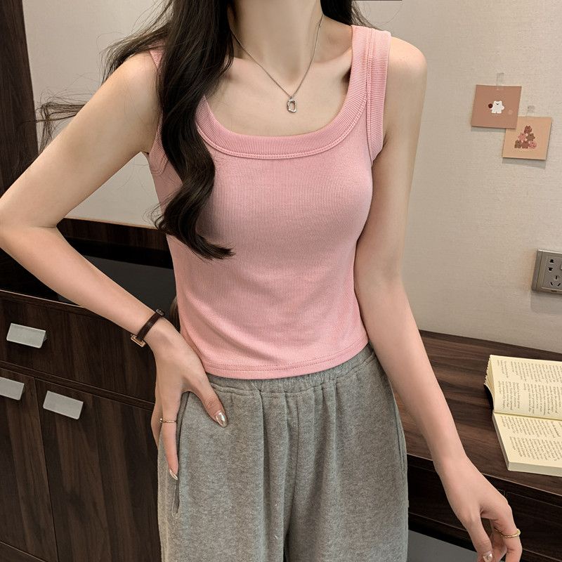 COZOK Áo Sát Nách Màu Trơn Quyến Rũ Hợp Thời Trang