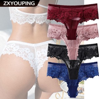 Quần Lót Ren Chữ T Trong Suốt Gợi Cảm Cho Nữ Size S-XL