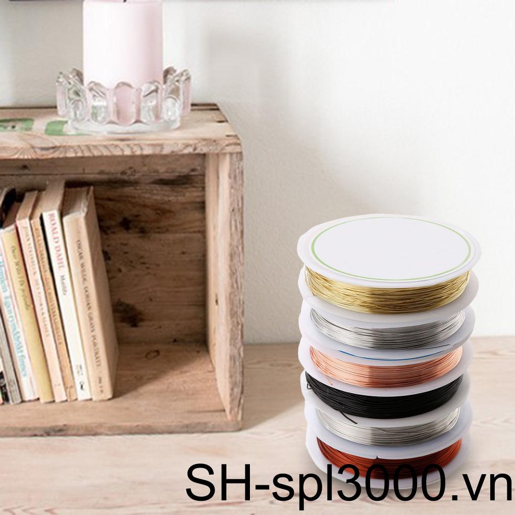 Set 6 Cuộn Dây Xỏ Hạt Làm Vòng Tay Trang Sức Thủ Công