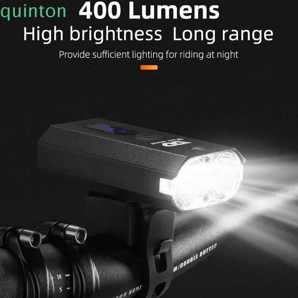 Đèn Pha LED USB Hai Bóng Cảnh Báo Gắn Phía Trước Xe Đạp Leo Núi