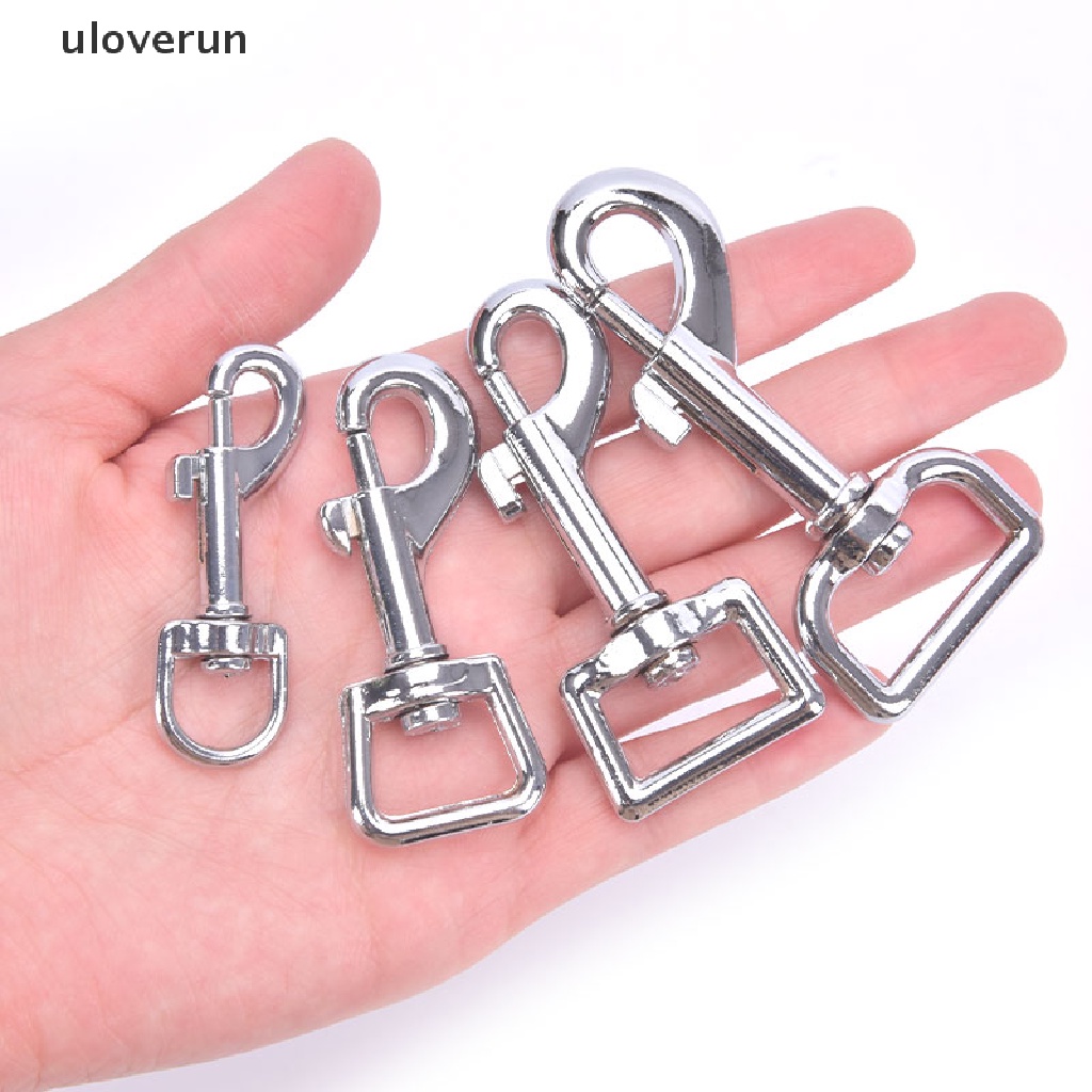 Uloverun Bộ Dây Xoay Bằng Kim Loại Kèm Khóa Cài Dành Cho Cún Cưng vn