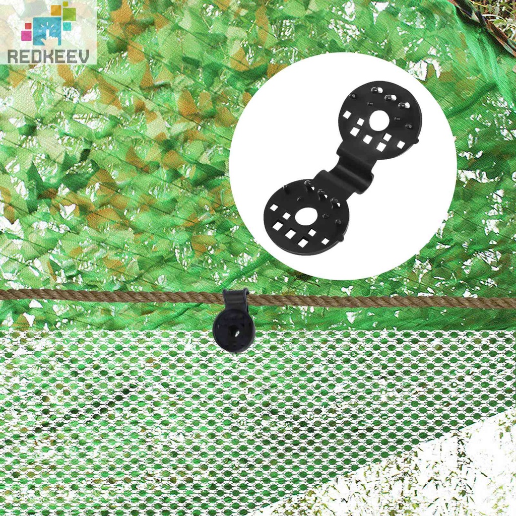 Set 50 / 100 Kẹp Nhựa Chống Chim Phá Hoại Sân Vườn