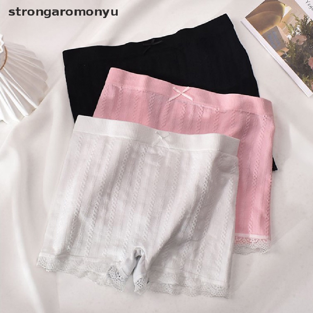 Quần An Toàn Mặc Váy Viền Ren Không Đường May Quyến Rũ Cho Nữ