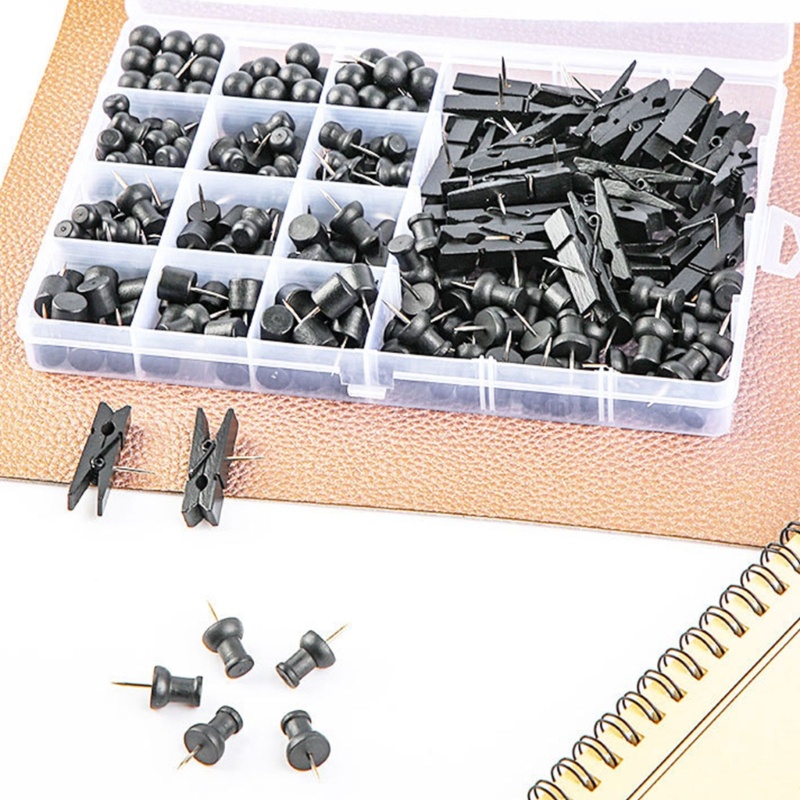 Set 230 Ghim Cài Bản Đồ 5 Loại Dùng Trang Trí Bảng Nút Bần Tiện Dụng