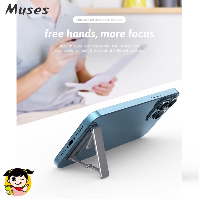 Giá Đỡ Điện Thoại Mini Bằng Hợp Kim Nhôm Thiết Kế Hai Thanh Gấp Gọn Tiện Dụng