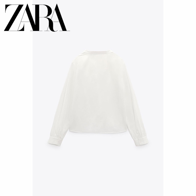 Zara Áo Kiểu Nhiều Lớp Thêu Hoạ Tiết Xinh Xắn Thời Trang Dành Cho Nữ