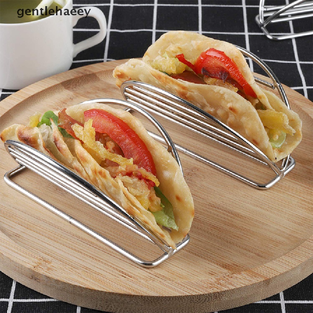 Giá Đỡ Bánh Taco Hình Sóng Bằng Thép Không Gỉ 304