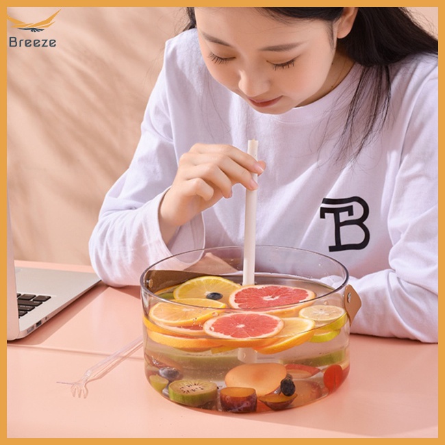 Giỏ Đựng Trái Cây / Snack Đa Năng Sức Chứa Lớn Có Tay Cầm Tiện Dụng