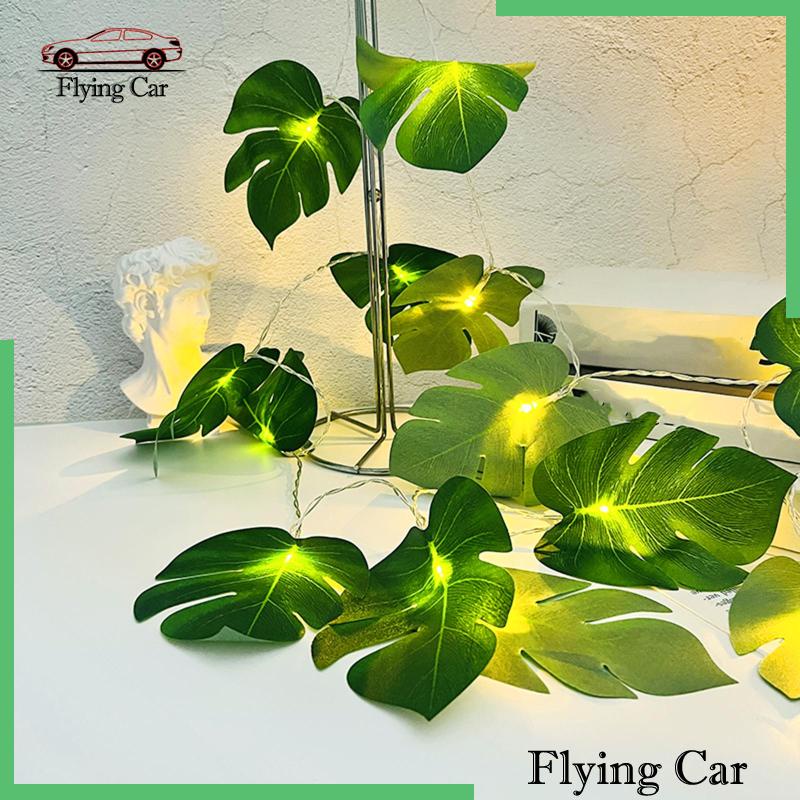 Dây Đèn Led 2 Bóng Hình Lá Nhiệt Đới Dùng Trang Trí Nhà Cửa / Sân Vườn / Tiệc Tùng