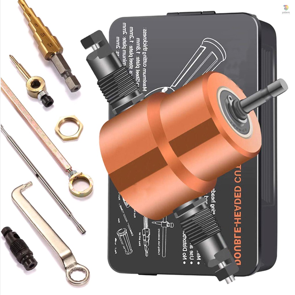 Mũi Khoan Cắt Kim Loại Hai Đầu Xoay 360 Độ Có Thể Điều Chỉnh