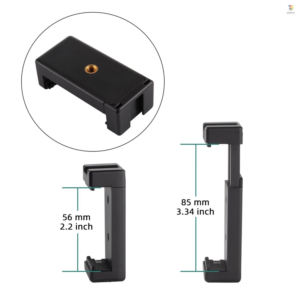Bộ Dụng Cụ Ghi Âm Video Với Đèn LED Và Kẹp Gắn Điện Thoại Chống Sốc Và Dây Cáp TRS / Ts