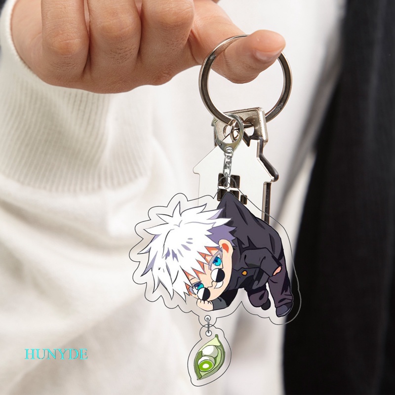 Móc Chìa Khóa Bằng Acrylic Hình Yuji Itadori Gojo Satoru Fushiguro Megumi Anime Jujutsu Kaisen