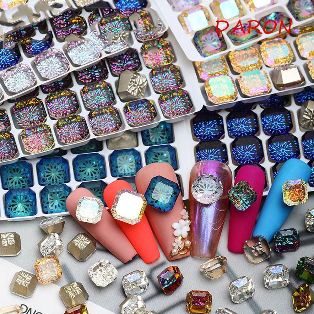 Phụ Kiện Trang Trí Móng Tay Nghệ Thuật|Hạt Lấp Lánh Đầy Màu Sắc Làm Trang Sức Thủ Công DIY|Hạt Charm Trang Trí Móng Tay