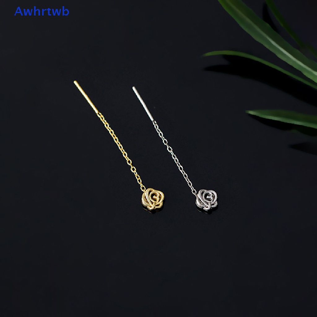 Bông Tai Dáng Ngắn Phối Tua Rua Hình Hoa Đơn Giản Thời Trang Dự Tiệc Cho Nữ Mới