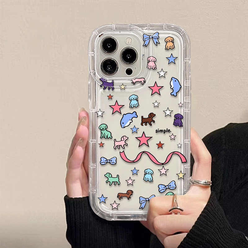 Ốp Điện Thoại TPU Silicon Mềm Trong Suốt Chống Sốc Cho IPhone 11 13 14 12 Pro 7 8 6 6s Plus XS Max X XR