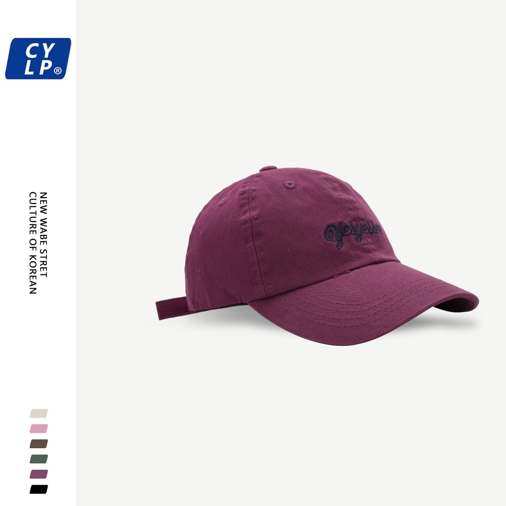 Mũ Lưỡi Trai Mềm Thêu Chữ Phong Cách Hàn Quốc Thời Trang Cho Nam Nữ