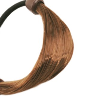 Dây Cột Tóc Co Giãn Đính Tóc Giả Thời Trang Cho Nữ