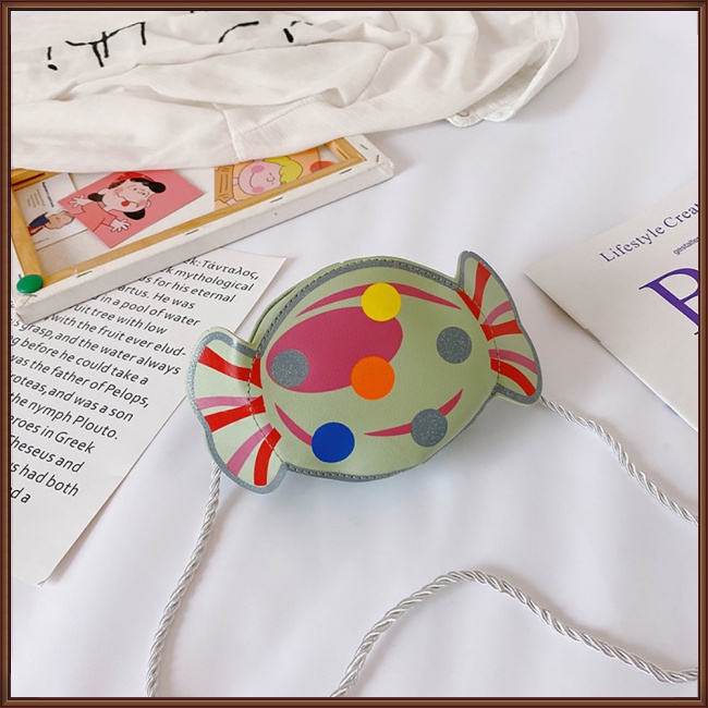 Túi Đeo Chéo Hình Viên Kẹo Nhỏ Xinh Nhiều Màu Sắc Dễ Thương Cho Bạn Gái