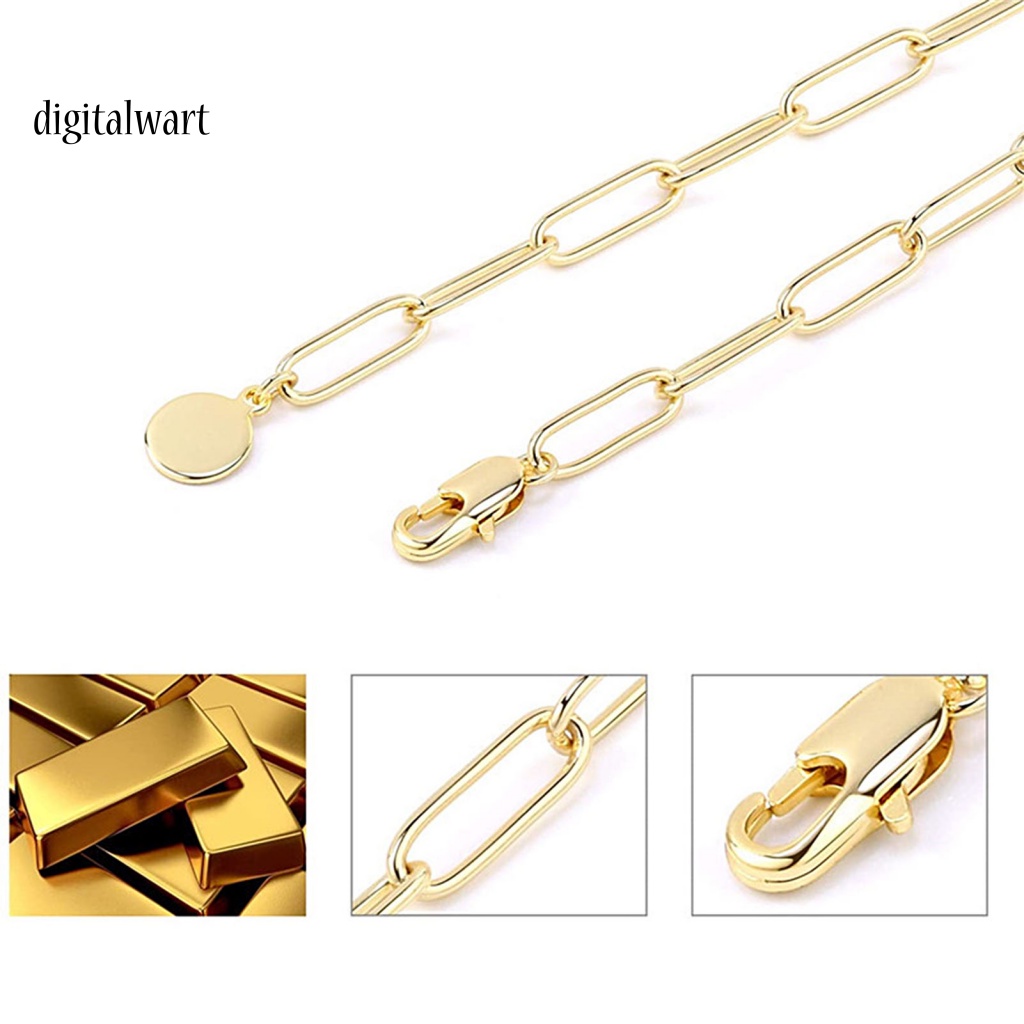 Kỹ Thuật Số| Vòng cổ HợP Kim HìNh Oval ĐíNh Đá Xinh XắN