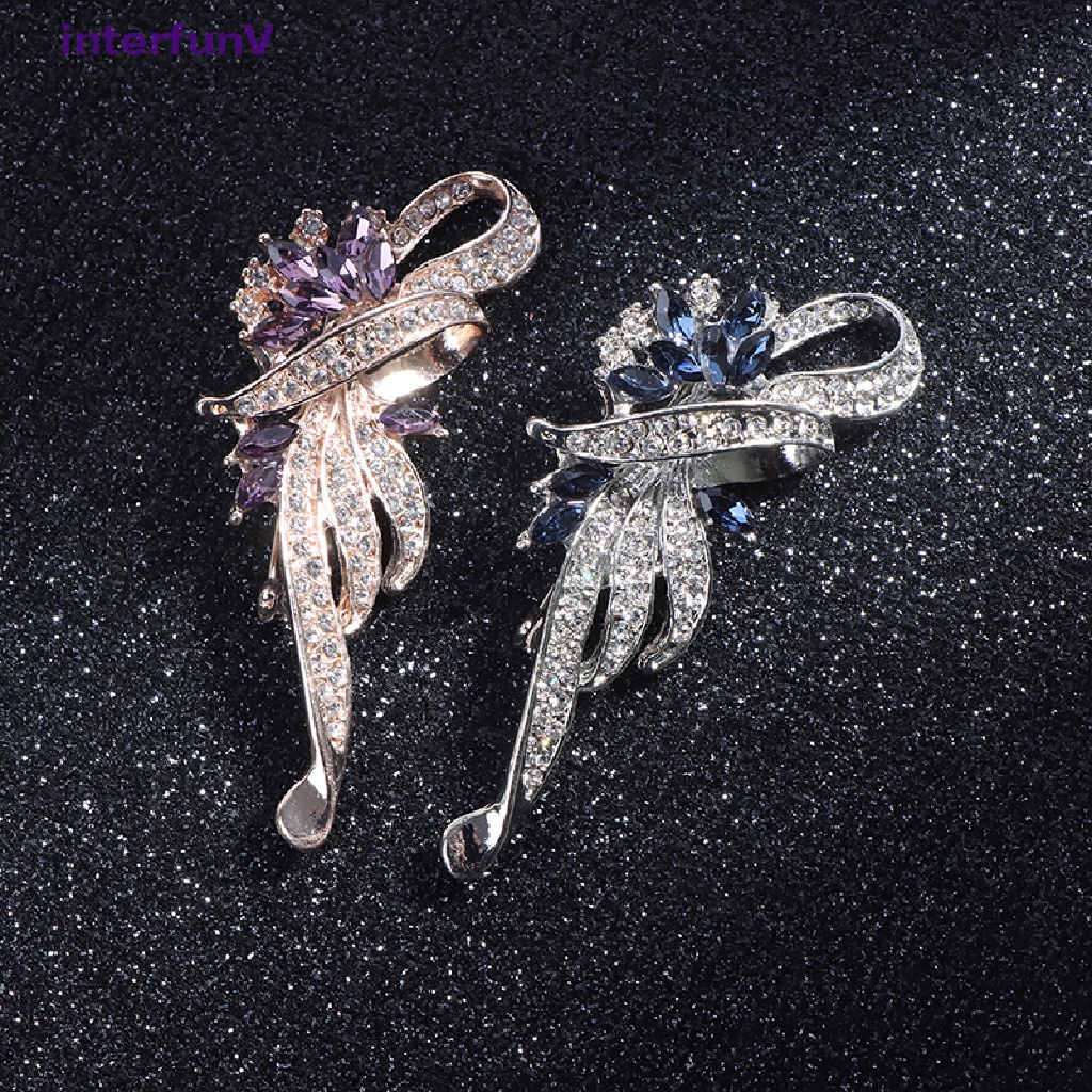 1 Huy Hiệu Cài Áo Đính Pha Lê Thanh Lịch Thời Trang