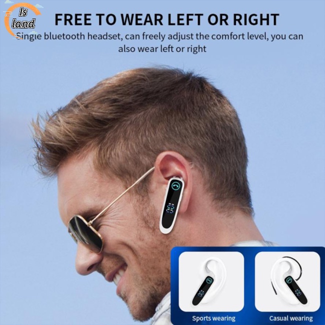 Tai Nghe Bluetooth 5.0 Không Dây A20 Chống Nước Ipx7 Có Màn Hình Hiển Thị Kỹ Thuật Số