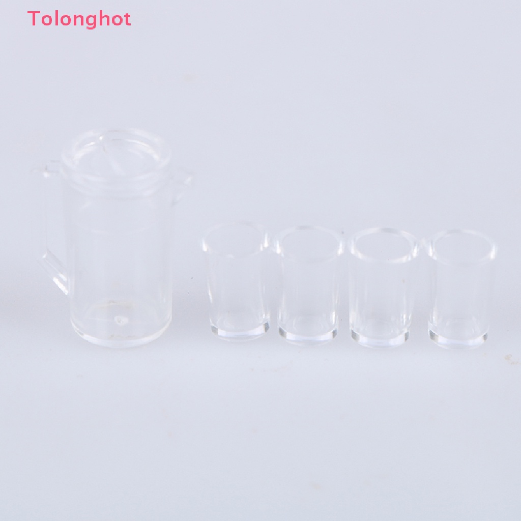 Bộ Khay &amp; Ấm Nước Mini Tỉ Lệ 1 / 12 Trang Trí Nhà Búp Bê