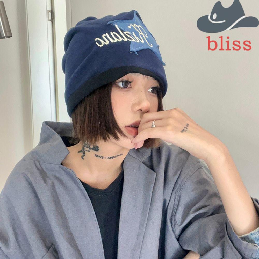 Mũ Beanie Thêu Hình Ngôi Sao Phong Cách Hàn Quốc Cá Tính Cho Nam Nữ