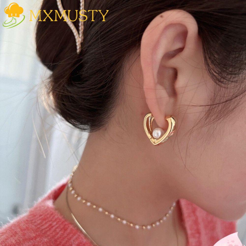 Khuyên Tai Hình Trái Tim Hợp Thời Trang Cho Nữ MXMUSTY