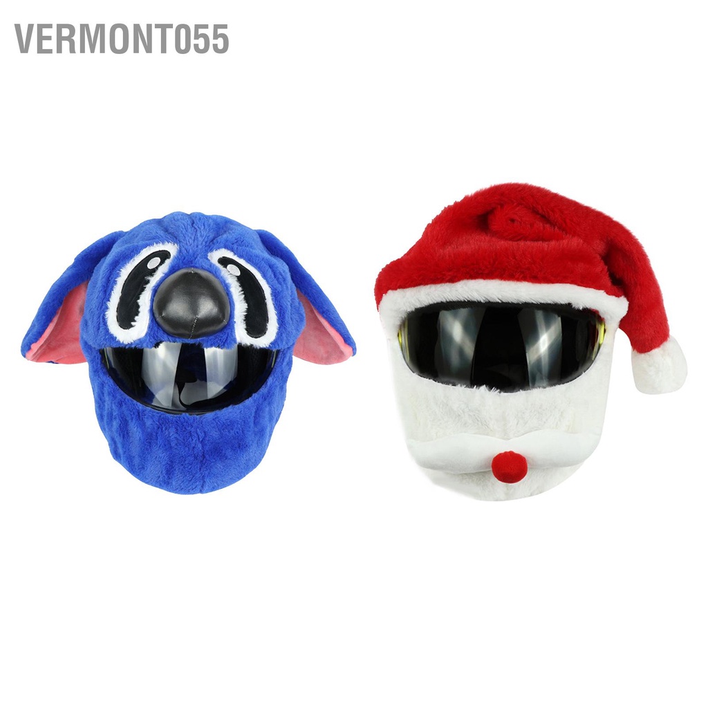 Vermont055 Mũ Bảo Hiểm Xe Máy Bao Phong Cách Hoạt Hình Chống Gió Mềm PP Thun Cotton Dễ Thương Dành Cho Đi Ngoài Trời