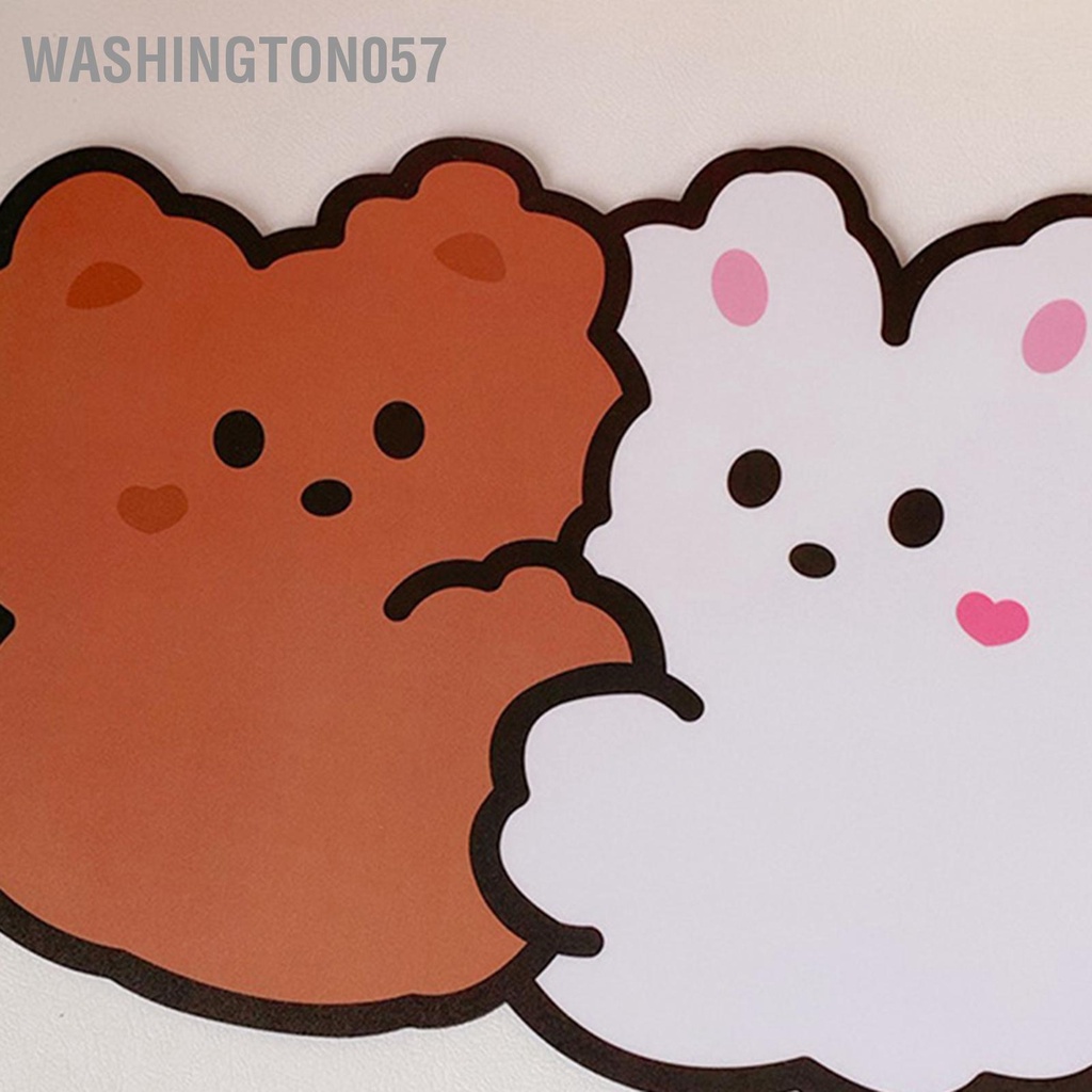 Washington057 Miếng Lót Chuột Hoạt Hình Dễ Thương Động Vật Nhỏ Văn Phòng Sinh Viên Máy Tính Bàn Chống Trượt