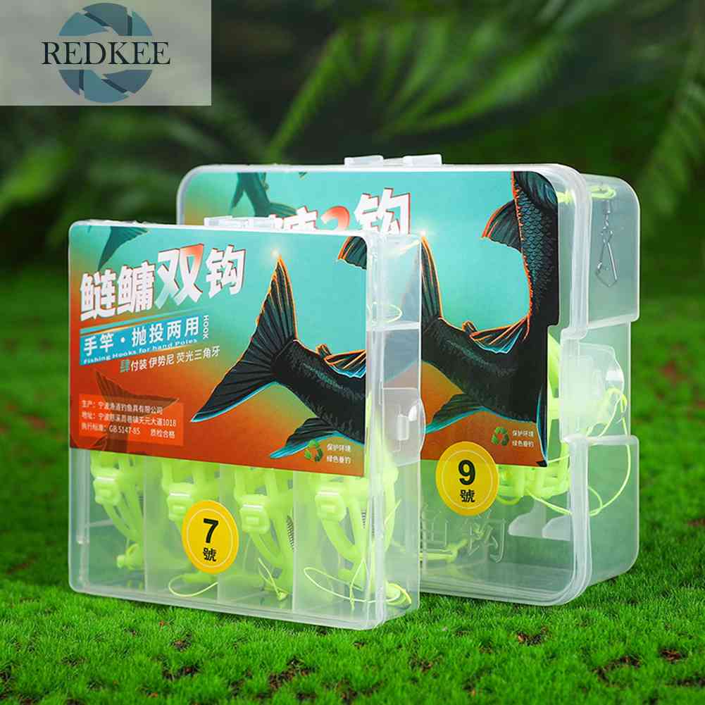 Set 4 Lồng Nhựa Đựng Mồi Câu Cá Tiện Lợi