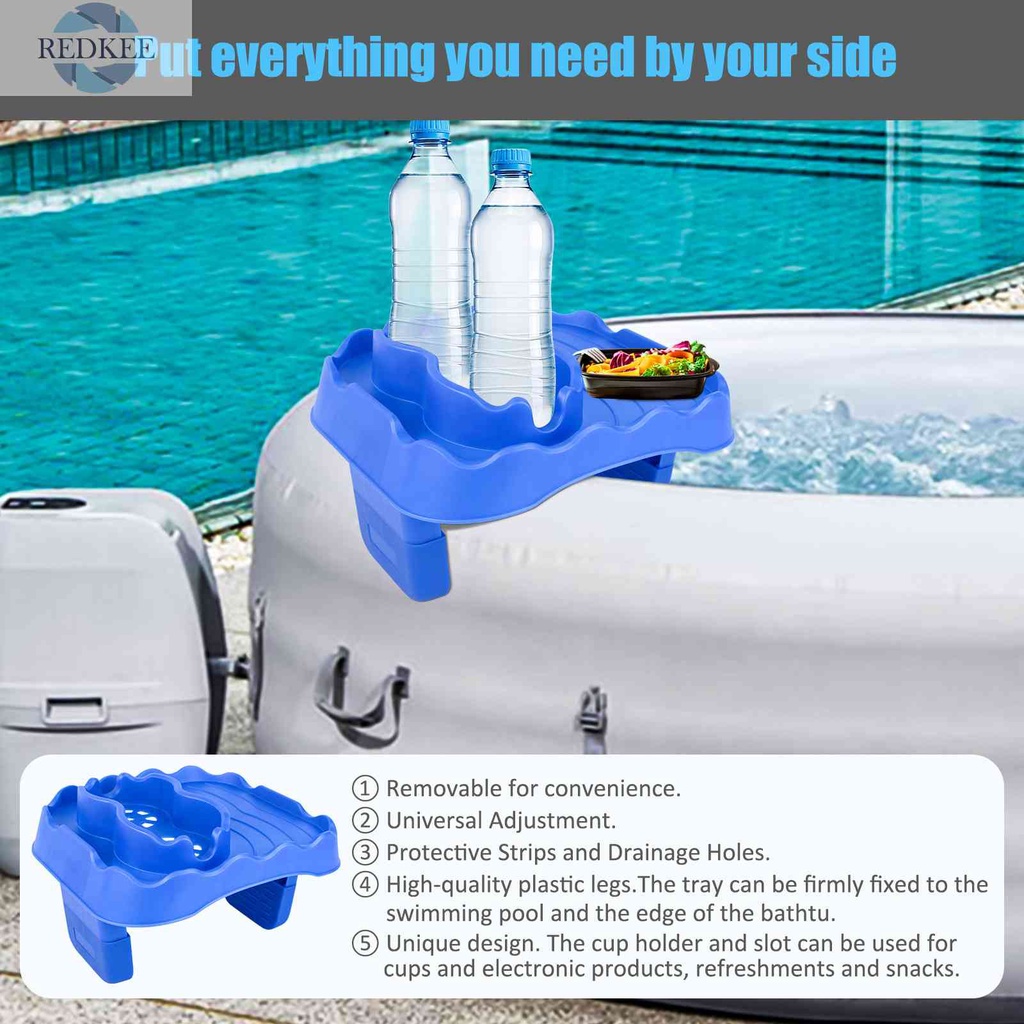 Giá Đỡ Cốc Bơm Hơi Có Lỗ Thoát Nước Tùy Chỉnh Tiện Dụng Cho Hồ Bơ