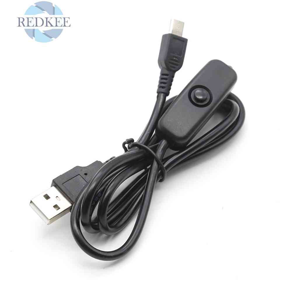 Dây Cáp Sạc Có Công Tắc Bật / Tắt Chuyên Dụng Cho Raspberry Pi