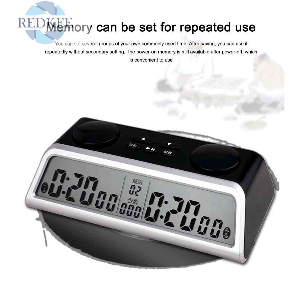 Đồng Hồ Bấm Giờ Bằng Nhựa Màn Hình LCD Chạy Bằng Pin Cho Gia Đình