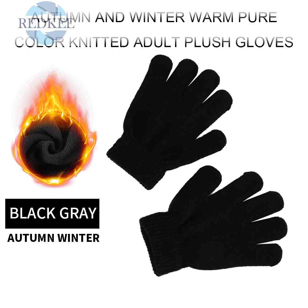 Găng Tay Dệt Kim Toàn Bộ Ngón Tay Cho Nam Và Nữ