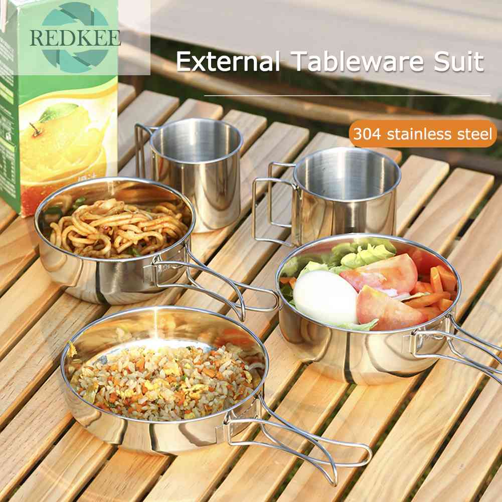 Bộ 5 Dụng Cụ Nấu Ăn Chống Mòn Có Thể Gấp Gọn Tiện Dụng Mang Theo Du Lịch