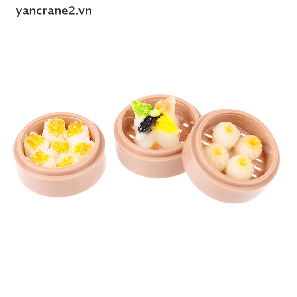 1 Giỏ Hấp Thức Ăn Dim Sum Sum Kích Thước {yancrane2.vn} Cho Nhà Búp Bê