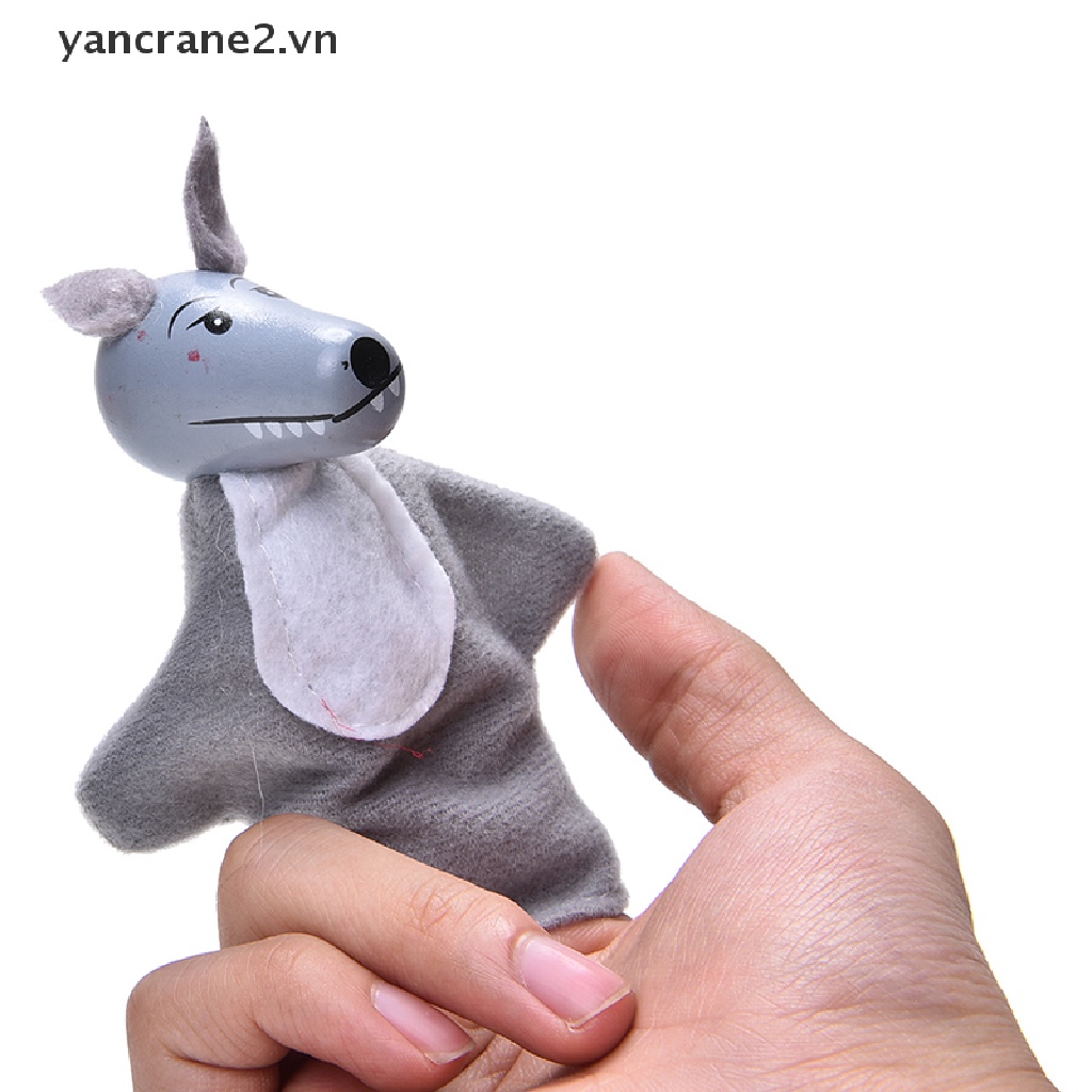 Set 4 Con Rối Ngón Tay Hình Cô Bé Quàng Khăn Đỏ Dành Cho Bé Yêu {yancrane2.vn}